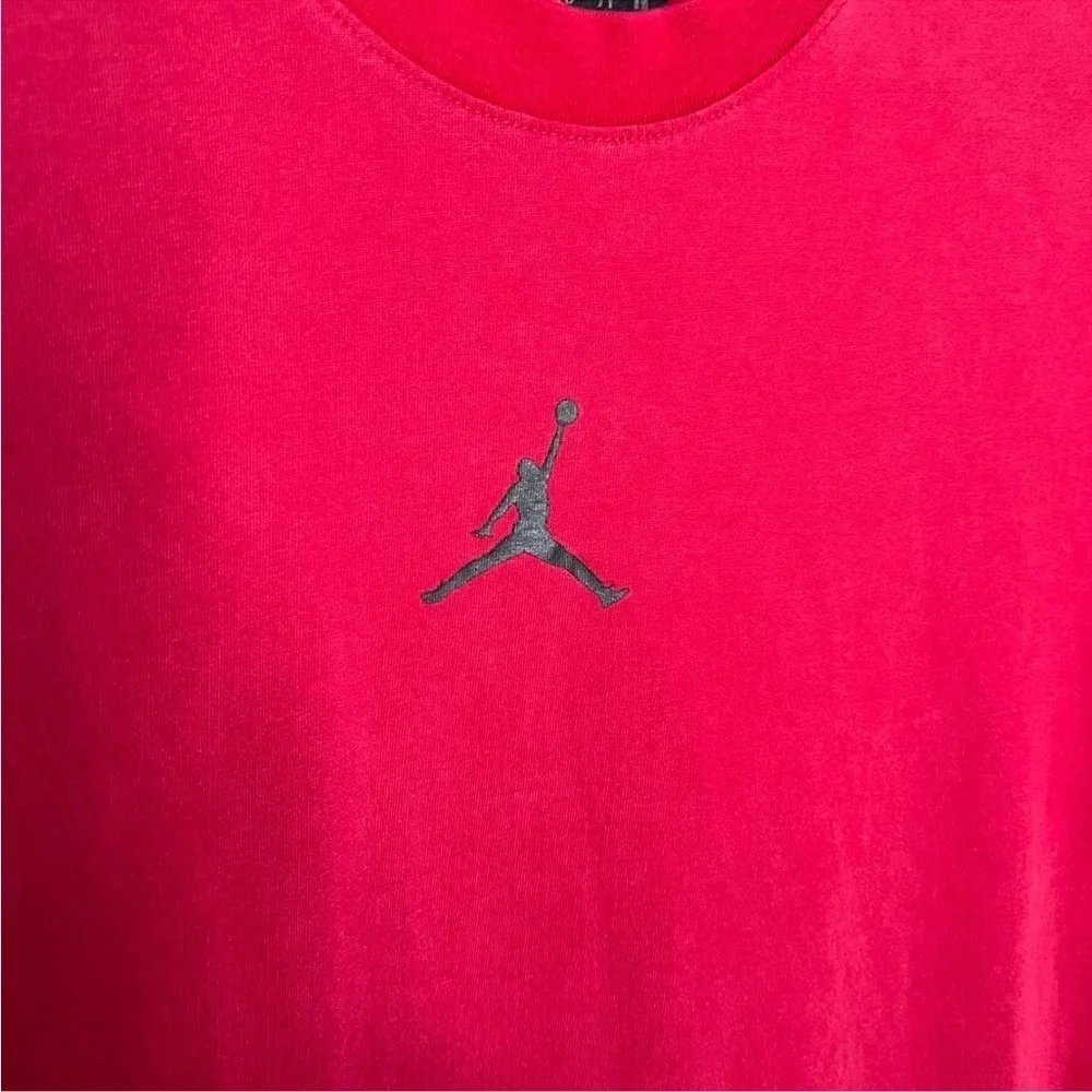 Air Jordan Red Jumpman Logo T-Shirt – Size M – Classic Athletic Streetwear